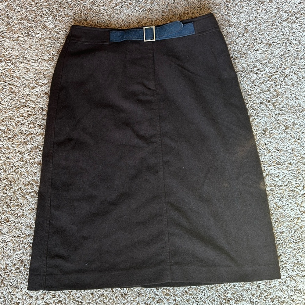 The Limited Skirt / Chocolate Brown / Size 4